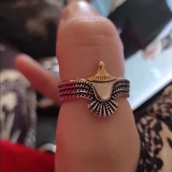 New eagle wing sterling silver ring - Picture 7 of 10